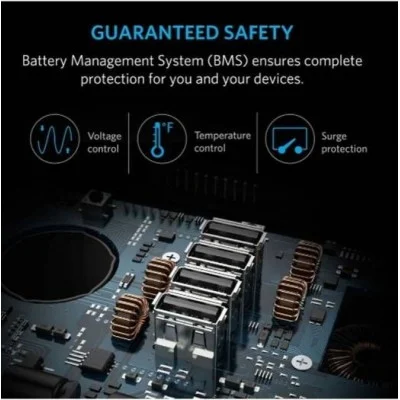 Anker 434Wh Multifunctional Power Bank with 4 USB Ports for Fast Charging - Black/Gray